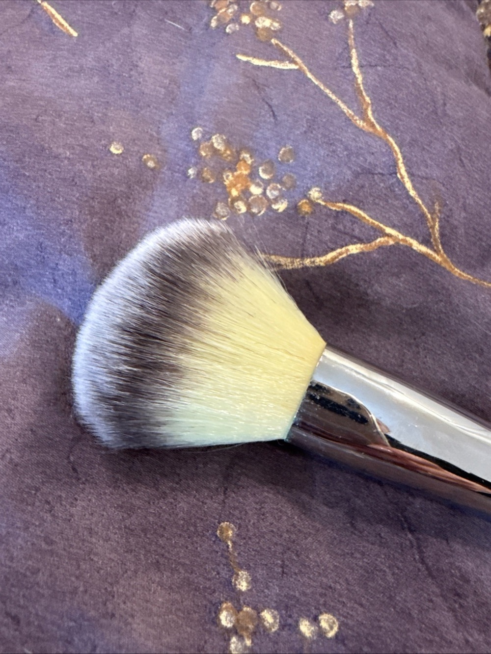 Sephora  Powder Brush in Ivory and Gray - Ideal for Women Makeup